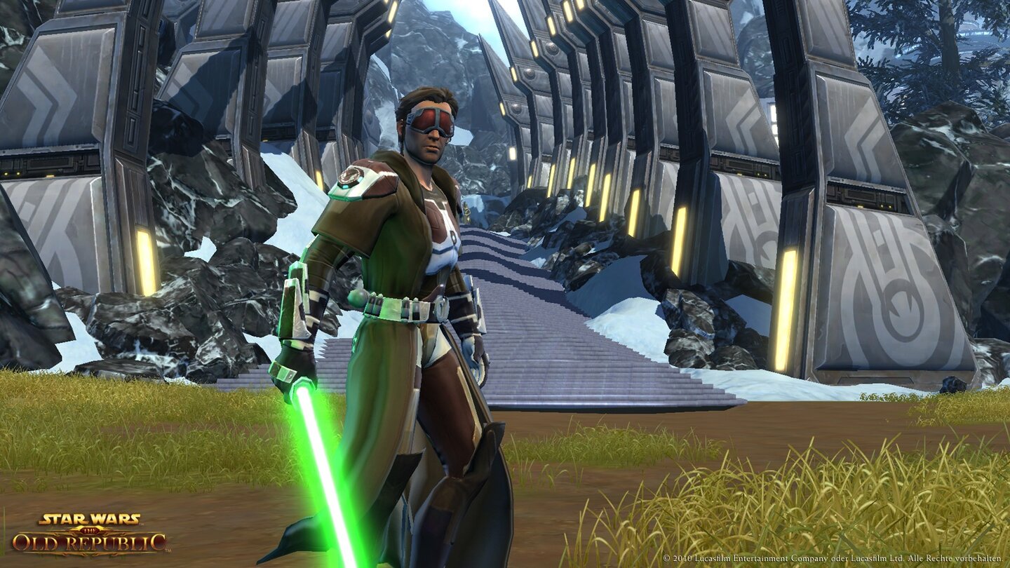 Star Wars: The Old RepublicEinige Jedi-Meister vermuten, dass die Miraluka deshalb so fähige Lichtschwertkämpfer sind, da sie der Macht und nicht ihren Augen vertrauen.
