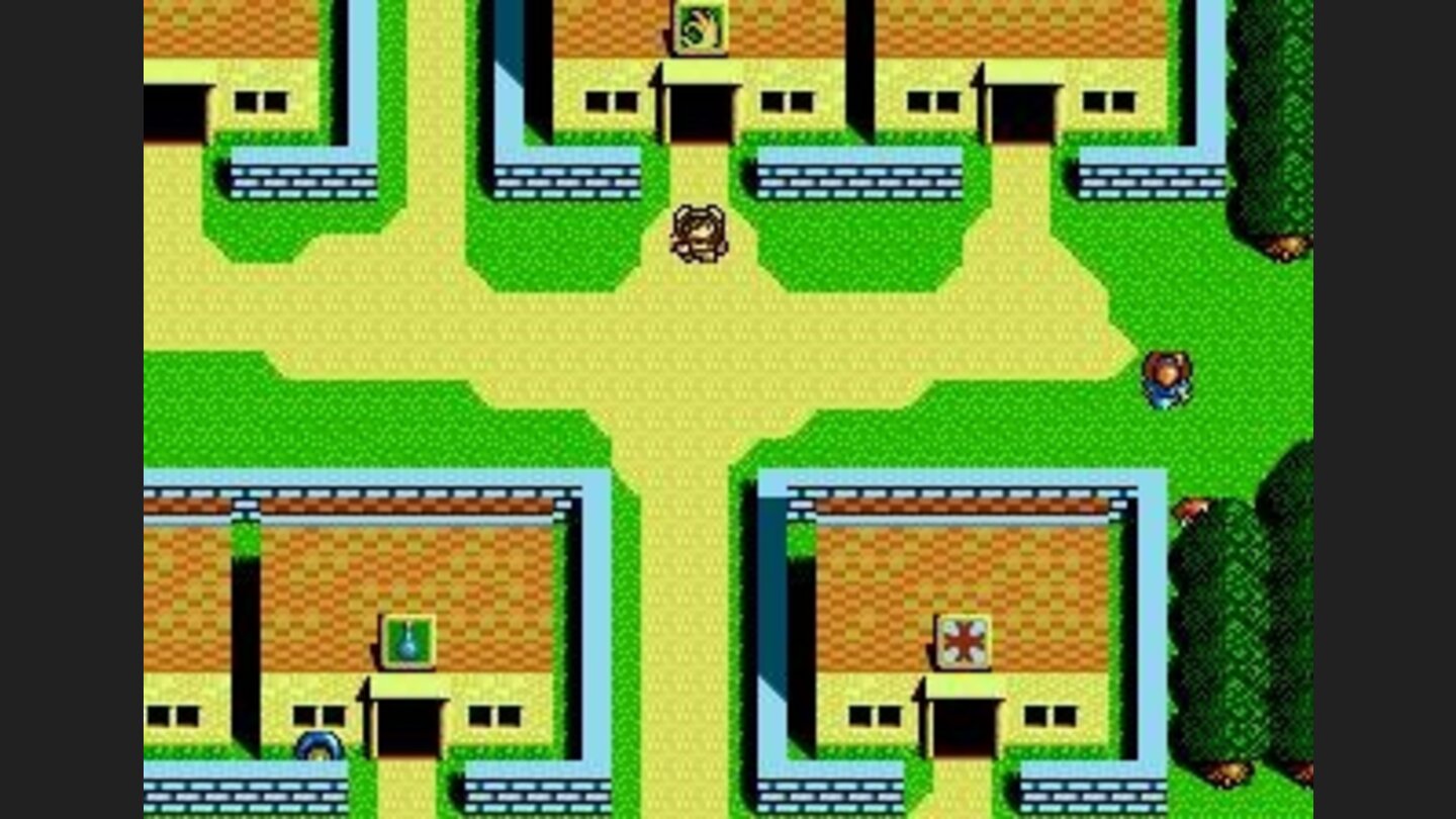 The town beyond the mountains looks very similar to the first one...