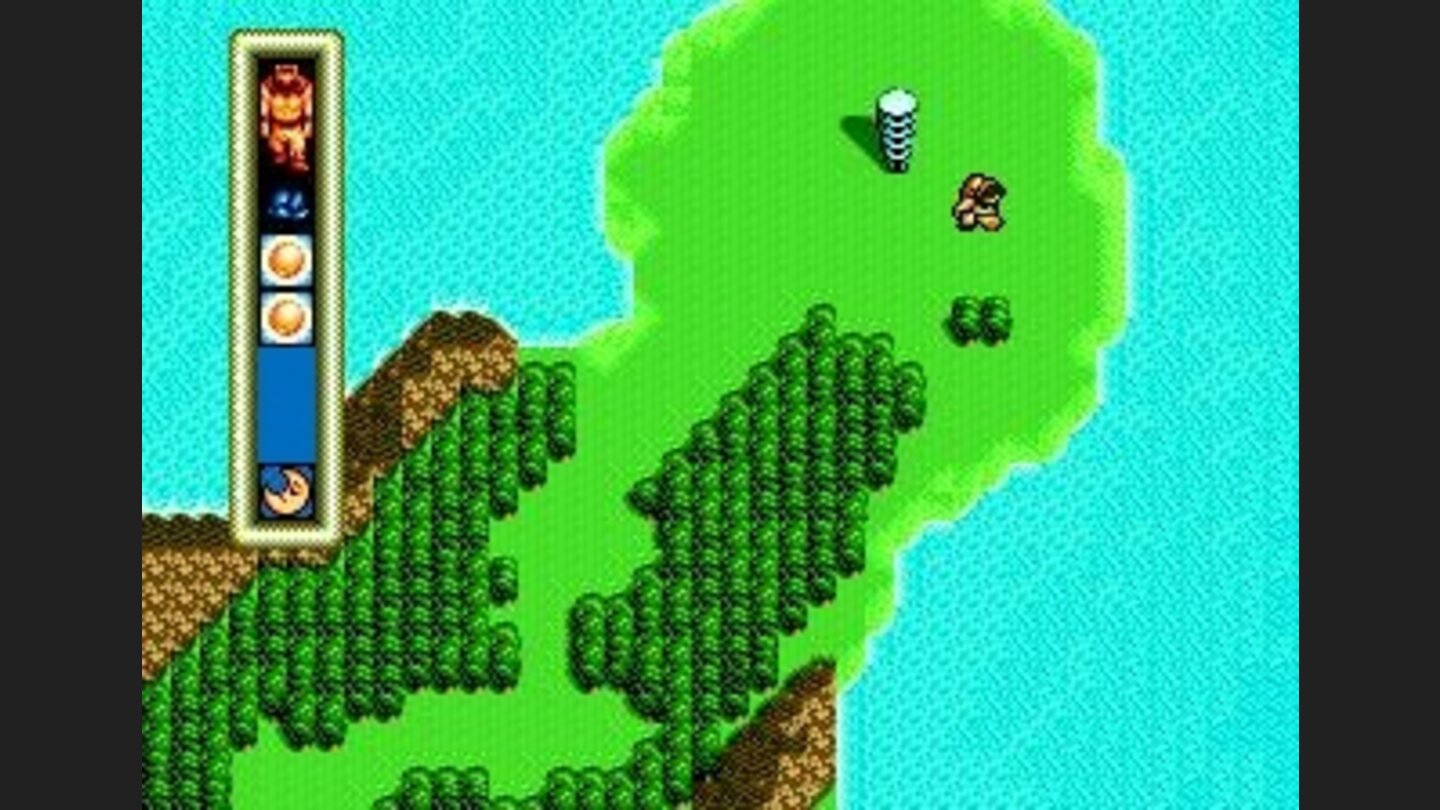 Peninsula with a tower