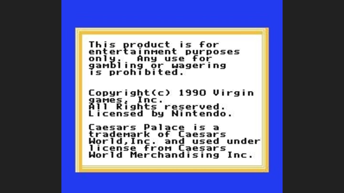 Interesting warning...