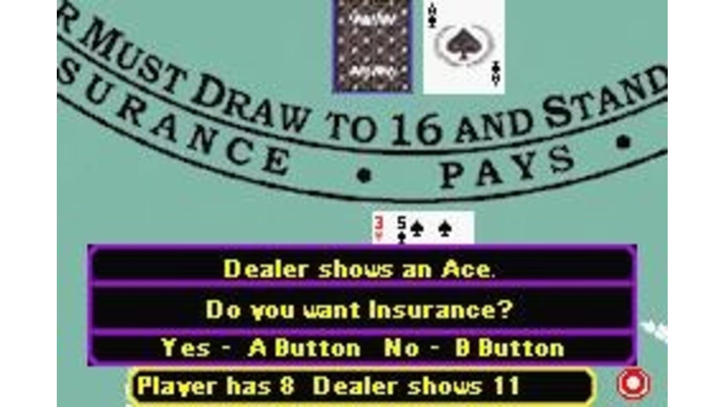 The dealer as an ace, you are asked for insurance bet.