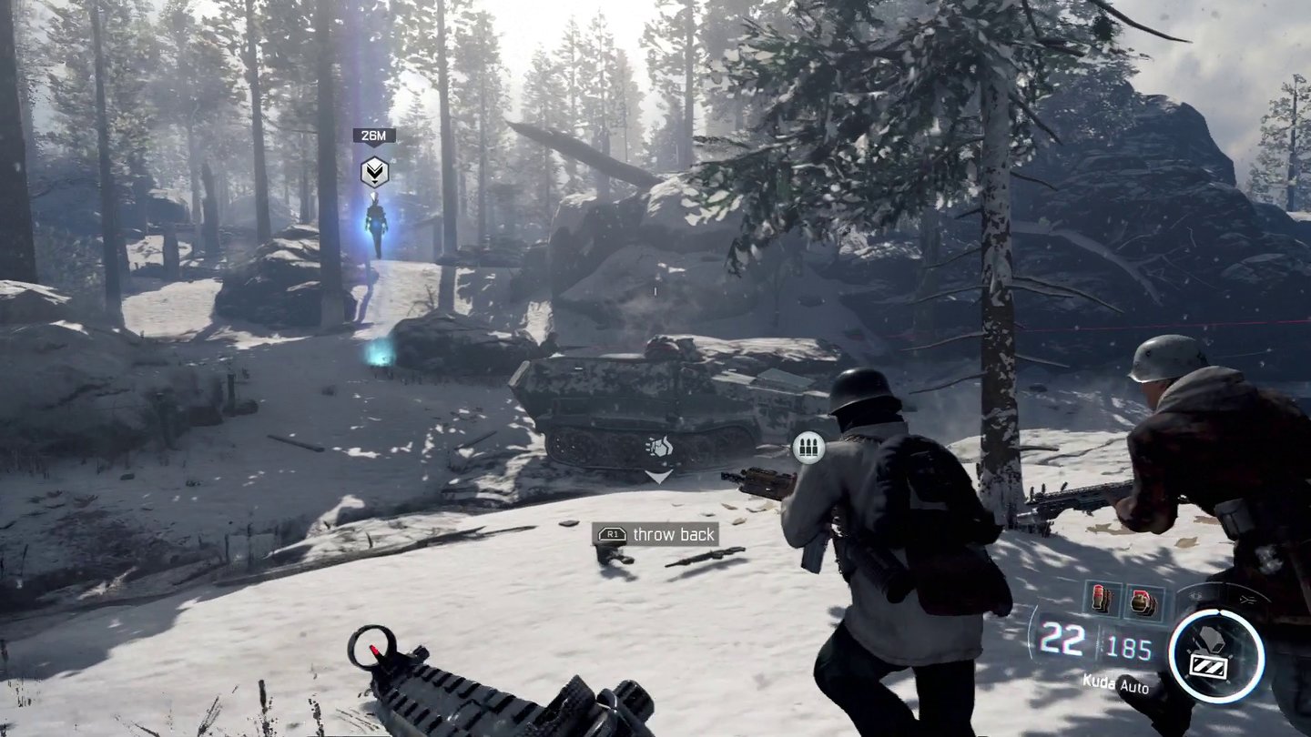 Call of Duty: Black Ops 3Im Laufe der Kampagne ballern wir uns sogar durch eine WK2-Szene.