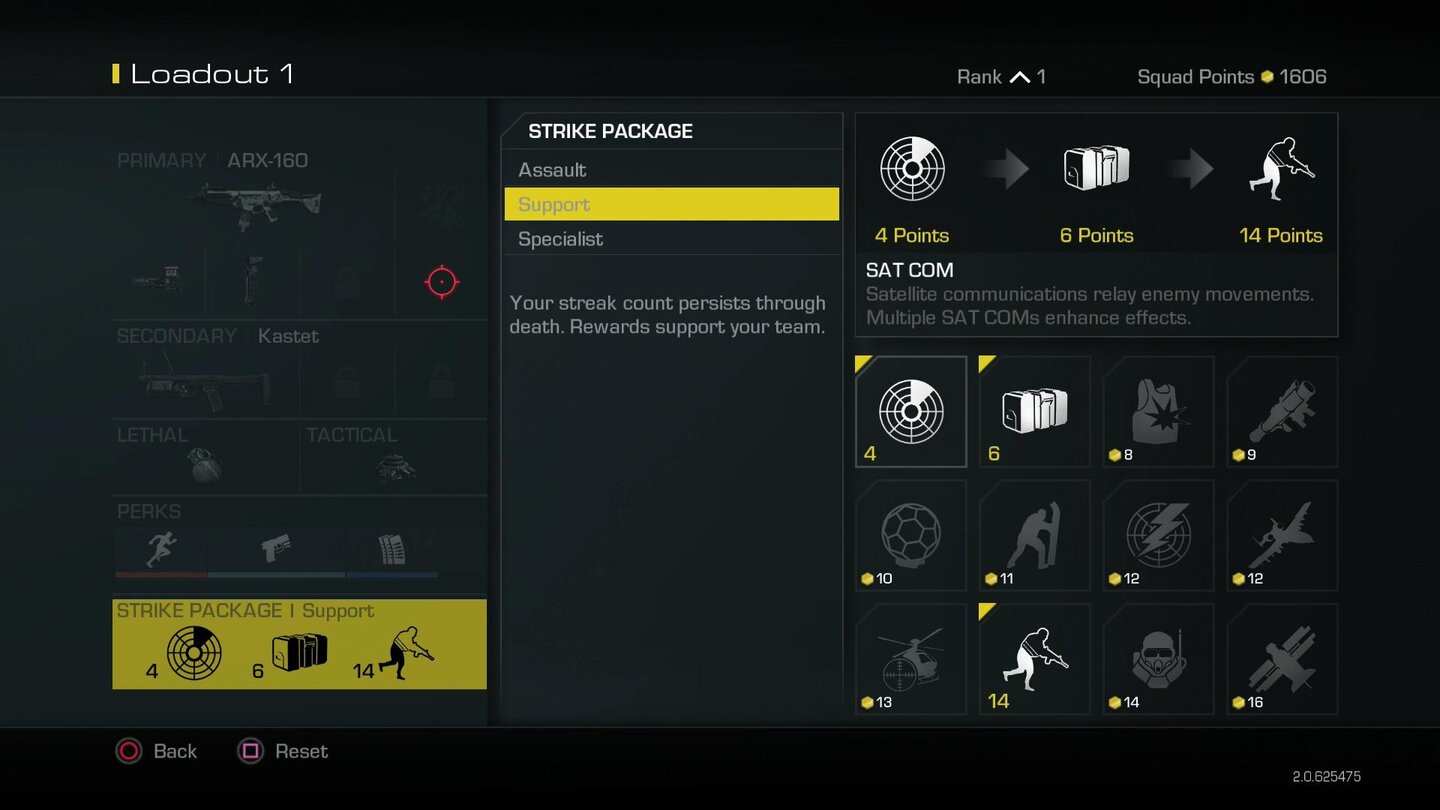 Call of Duty: Ghosts - Perks und Streaks