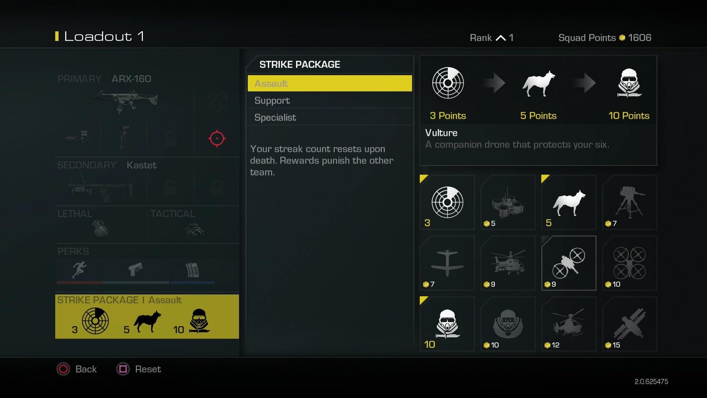 Call of Duty: Ghosts - Perks und Streaks