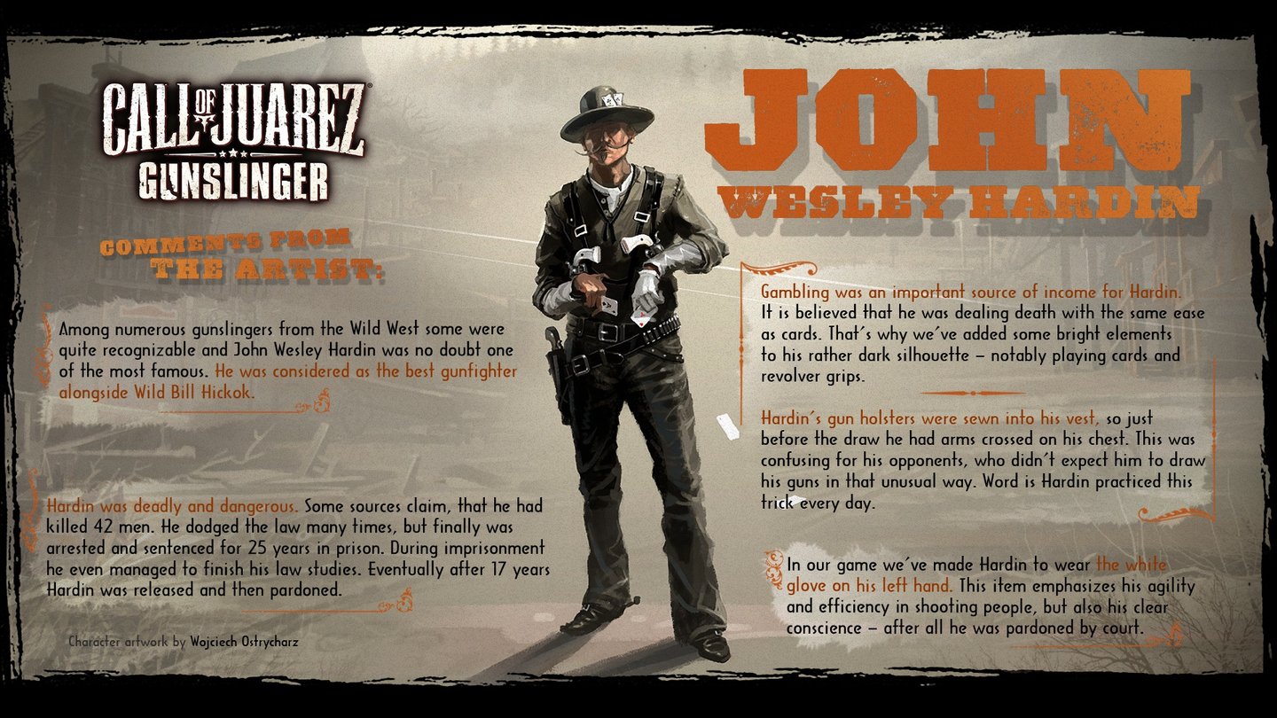 Call of Juarez: Gunslinger - Artworks