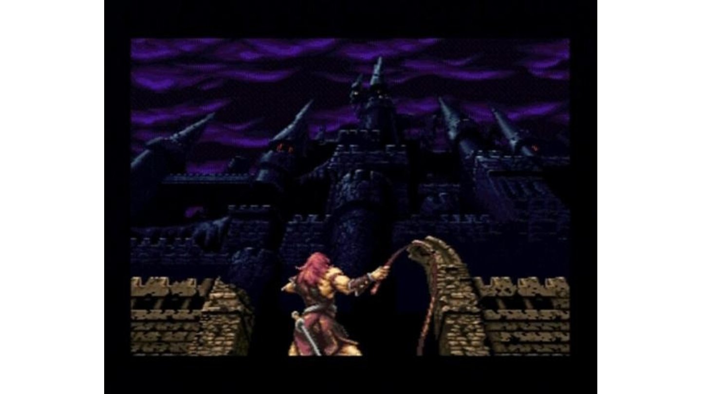 (Arrange Mode) The main character prepping to enter the infamous castle of evil.