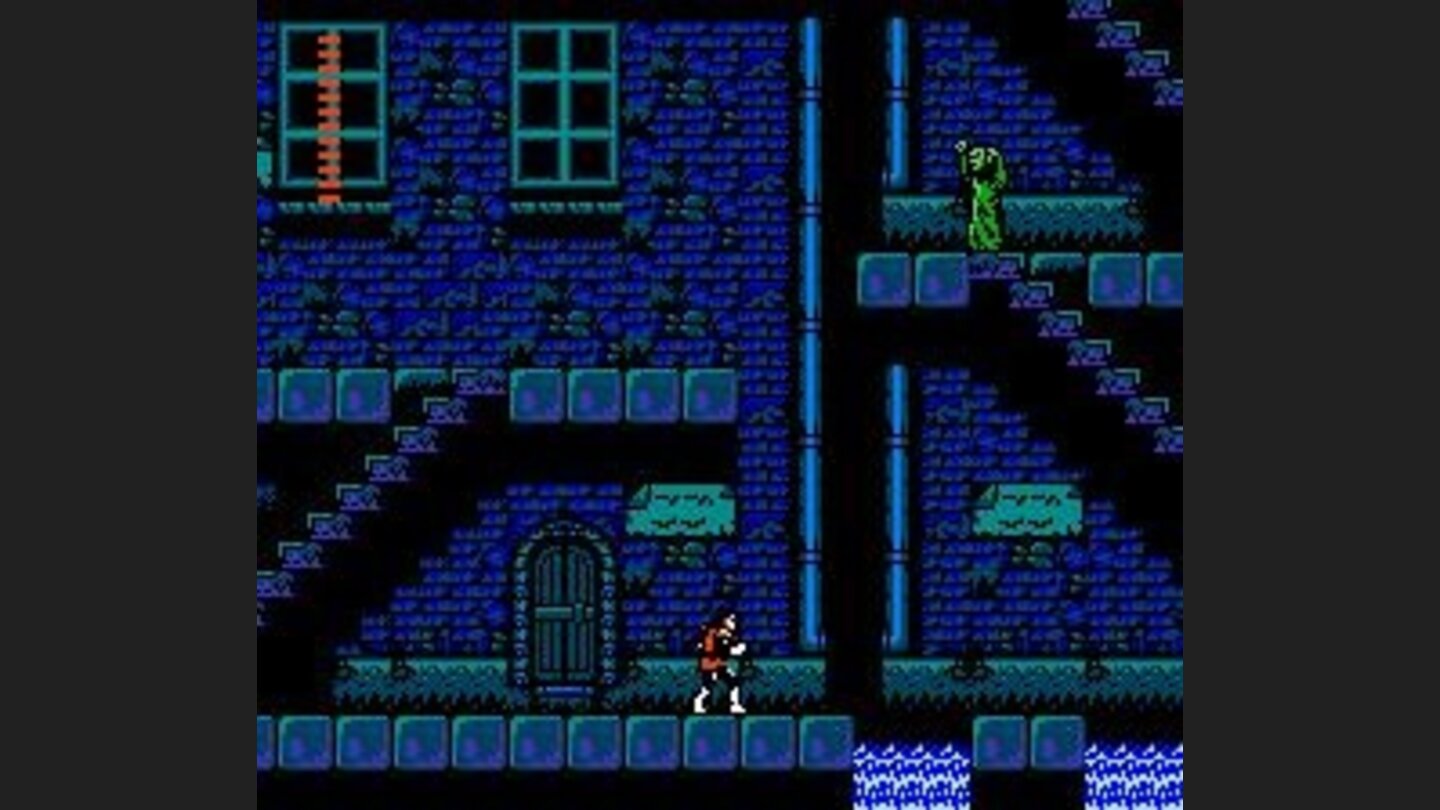 A town at night: pretty scary