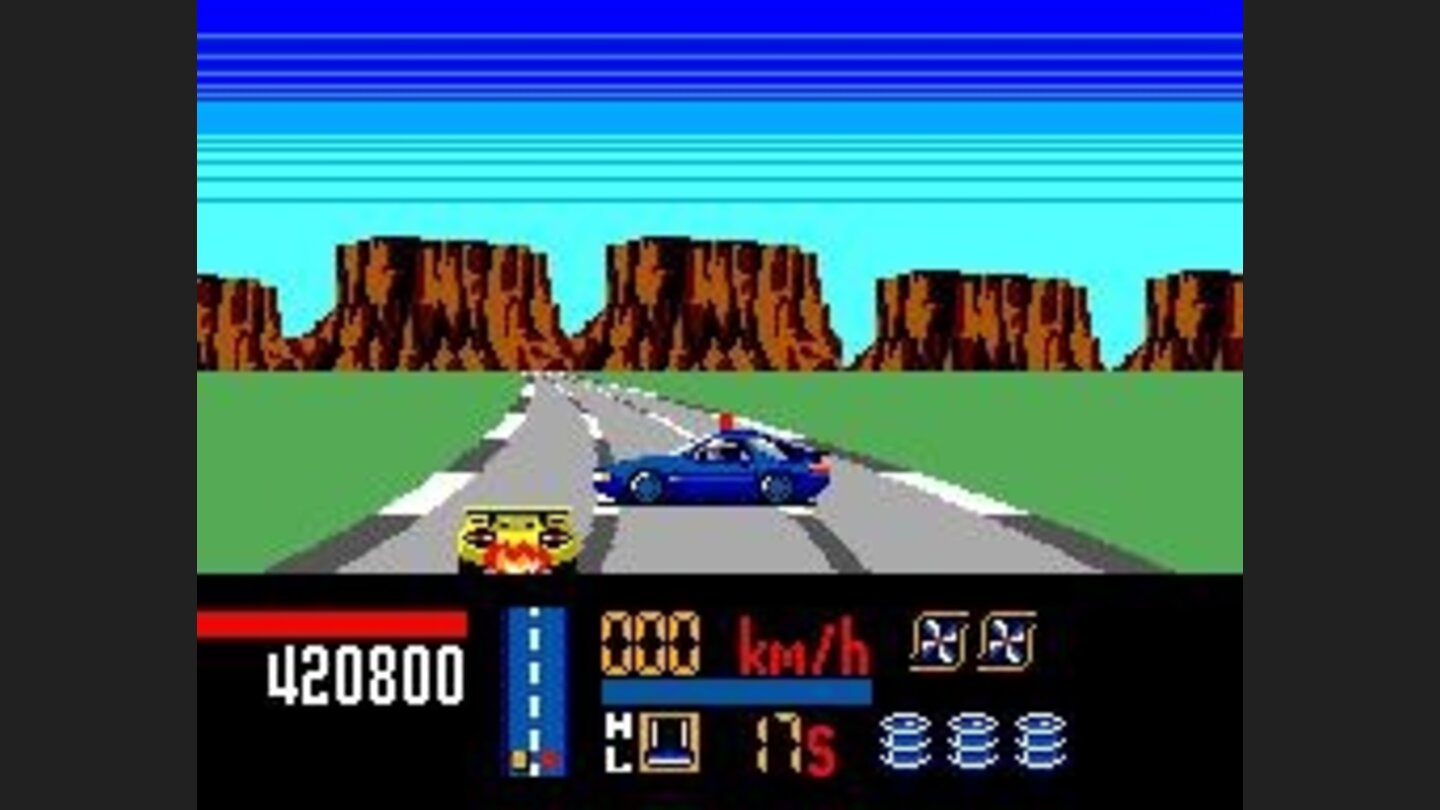 Damaged the robbers car