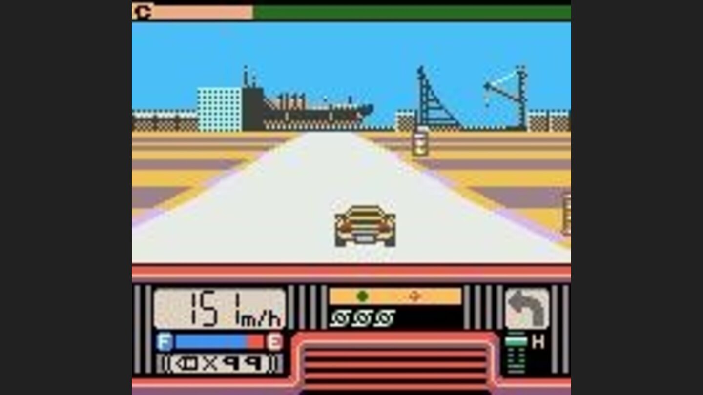 Driving towards a port