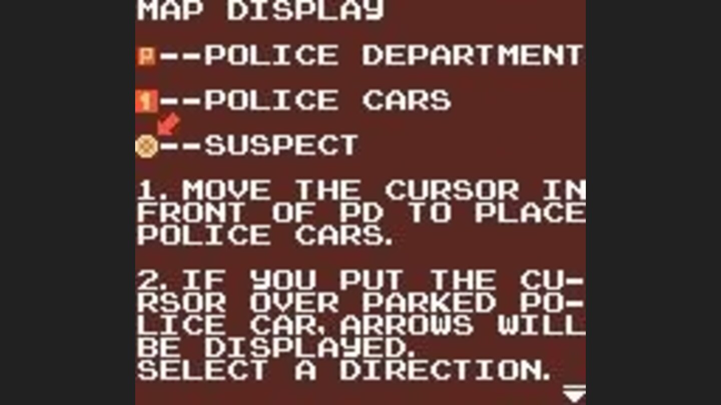 One of the help screens