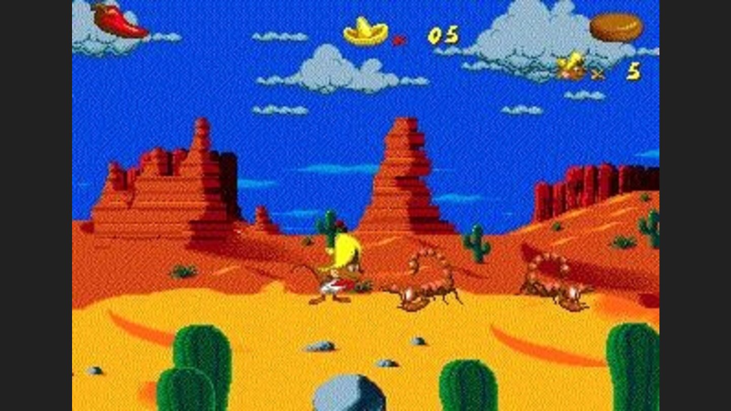 Scorpions in World 1: The desert