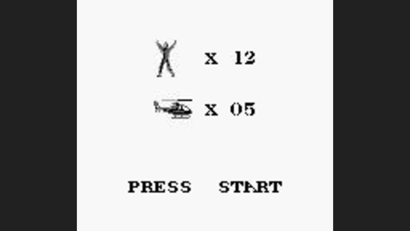 Showing the minimal number of hostages you have to save in this level.