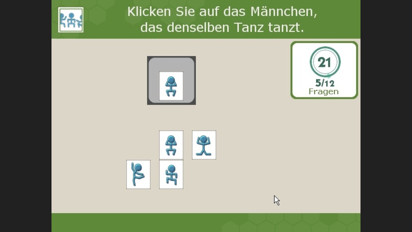 Choreographie: Welche Tanzfigur macht dieselben Bewegungen wie der Vortänzer?