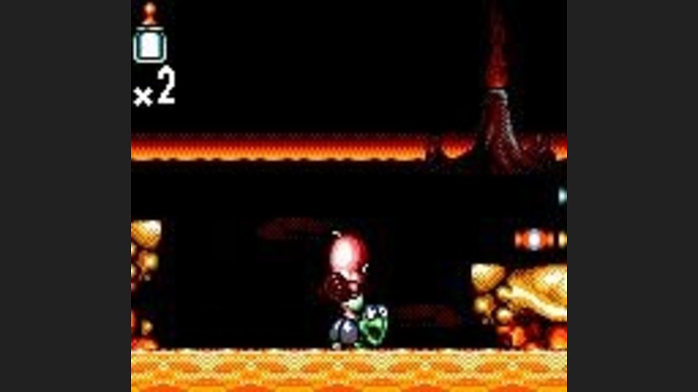 Ride the turle over the lava