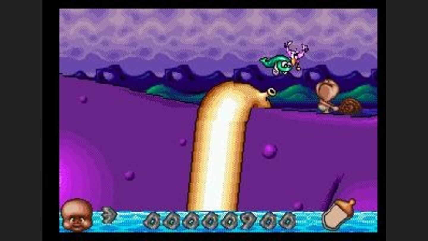 Junior must fight his way to the front of this dinosaur.