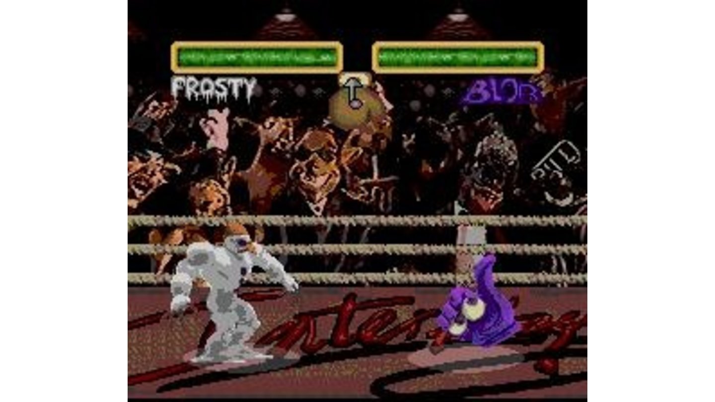 Frosty vs. Blob on Kangoo's arena