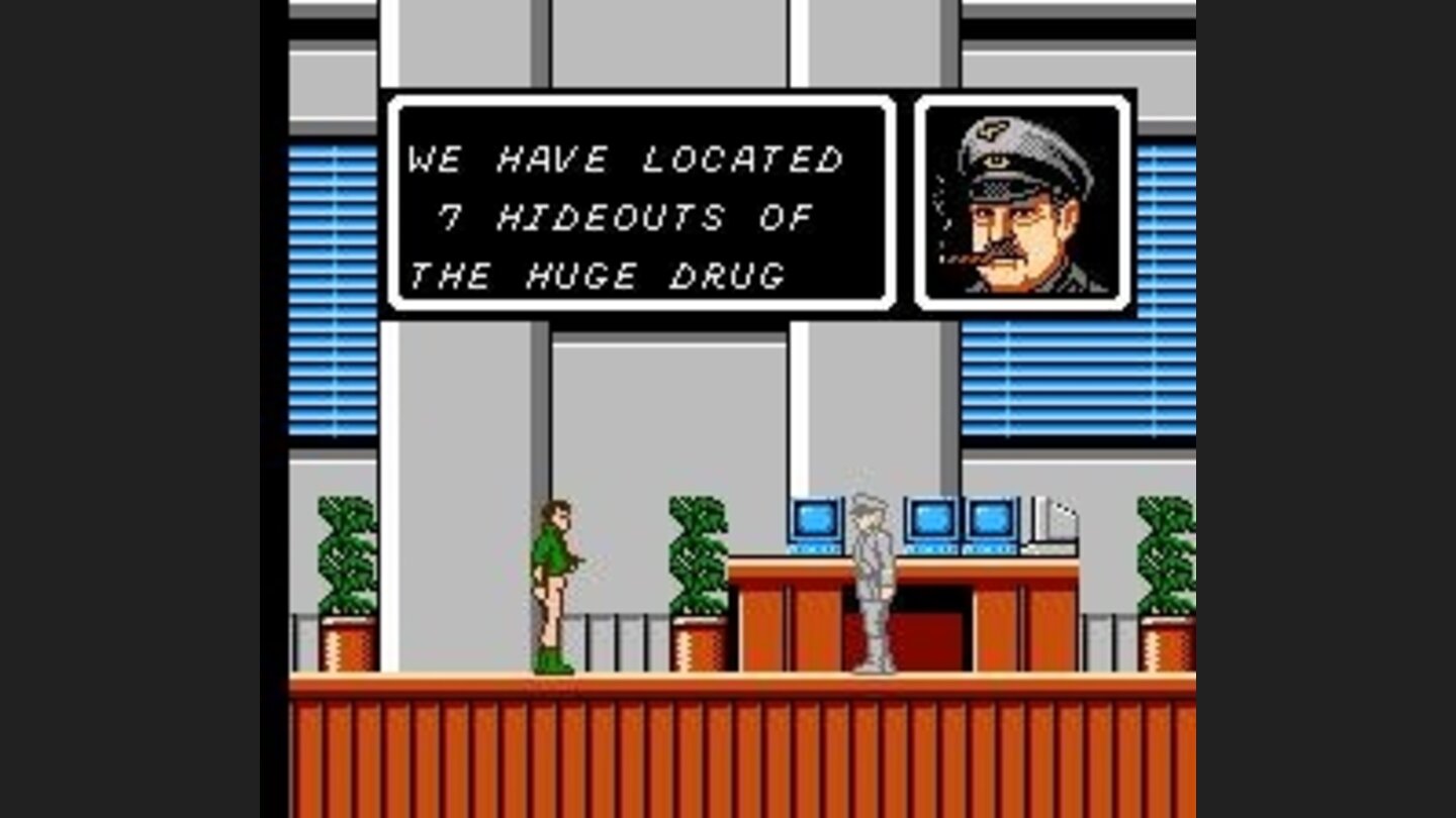 Briefing with the commander