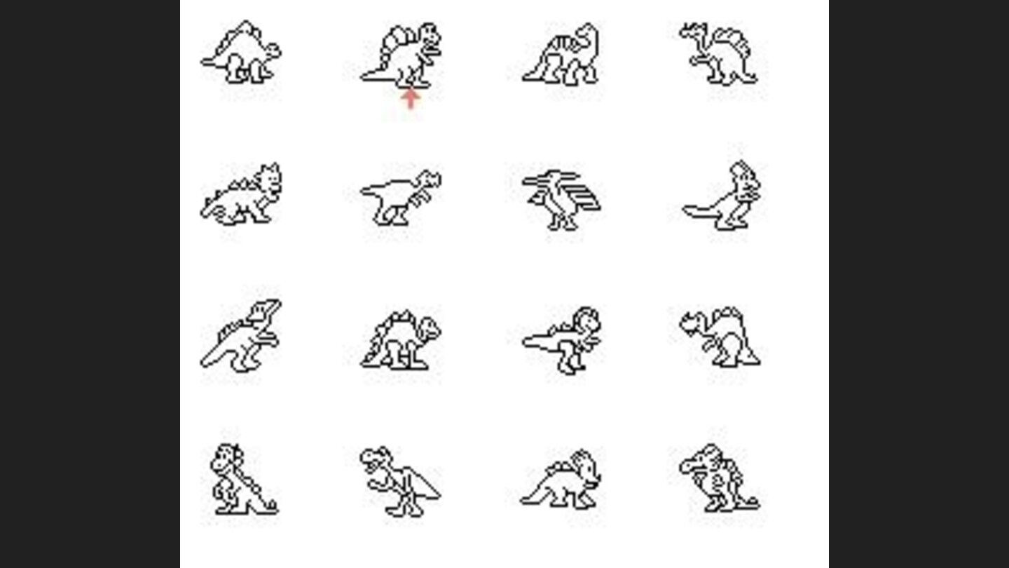 Select the dinosaur you wish to color