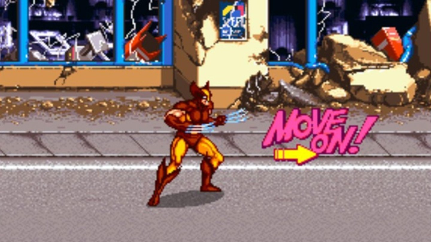 1992 - X-Men (Automaten)Im gleichen Jahr erschien auf den damals verbreiteten Spielautomaten das Beat ’em up X-Men. Wie in Batman Returns drischt der Spieler darin auf massig böse Schergen ein. Eine Besonderheit des Titels ist aber die Möglichkeit ihn mit bis zu sechs Leuten gleichzeitig zu spielen. X-Men hält daher den Rekord für die meisten, gleichzeitigen Spieler in einem Automaten-Spiel.Das Spiel ist mittlerweile auch für XBLA erschienen. Unterstützt hier aber nicht mehr den Koop-Modus mit derart vielen Spielern, sondern nur mit vier Leuten.
