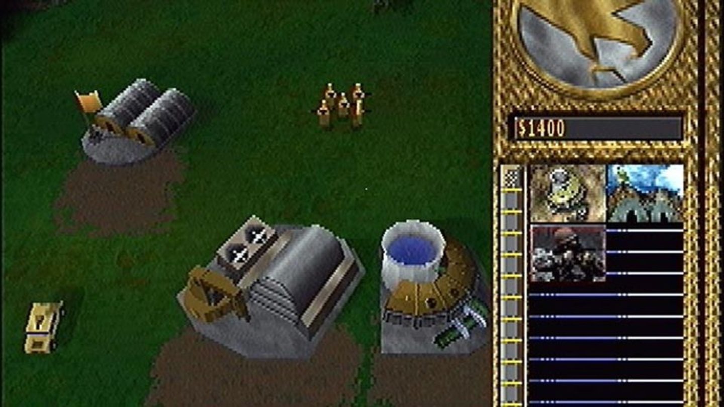Command & Conquer: Der Tiberiumkonflikt (1995)Das erste C&C erschien noch für MS DOS und bot lediglich eine Bildschirmauflösung von 320x200 Pixeln. Erst 1997 wurde eine Windows-Version veröffentlicht, die SVGA-Grafik bot. Die 1999 veröffentlichte Fassung für den Nintendo 64 lieferte gar 3D-Modelle. Inzwischen ist die Windows-Version von C&C als kostenlose Download-Version verfügbar.