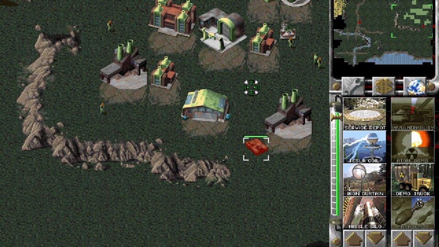 Command & Conquer: Alarmstufe Rot - Vergeltungsschlag (1997)Auch das zweite Addon für Alarmstufe Rot liefert neue Missionen, diesmal kommen aber auch neue Einheiten wie die Teslasoldaten oder der teleportfähige Chronopanzer hinzu. Zwischensequenzen oder eine weitere Bonus-Kampagne entfallen dafür komplett.