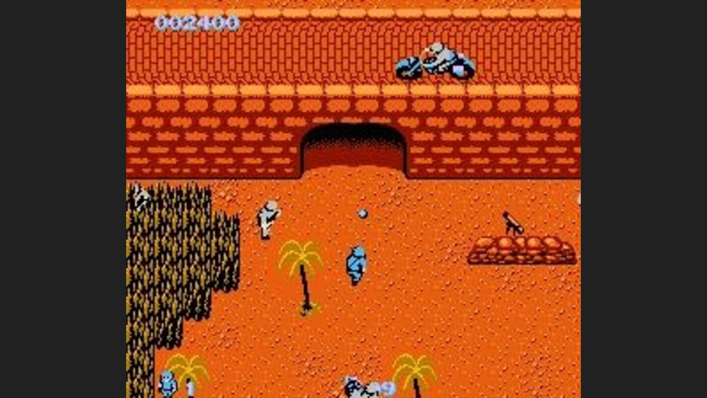 The motocycle man throws grenades