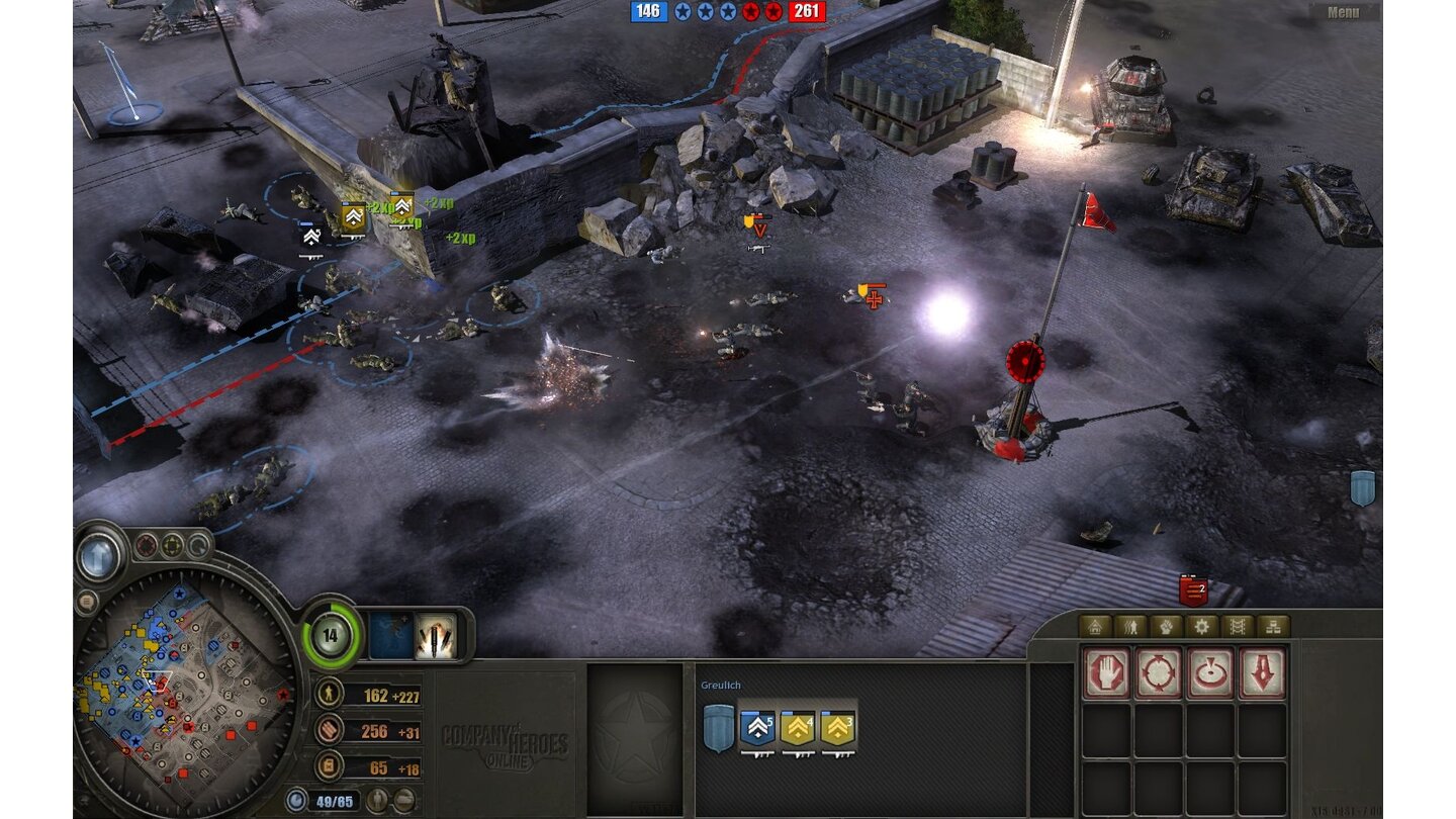 Company of Heroes OnlineDie Screenshots stammen aus der Open Beta des Free2Play-Spiels.