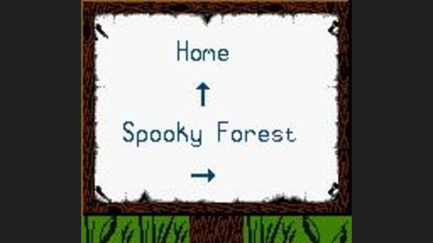 Read the wood plate and choose one of these directions.