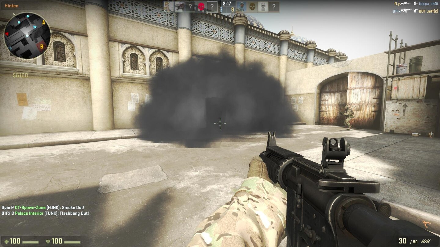 Counter-Strike: Global Offensive (CS:GO) - Screenshots aus der Beta (PC)... oder die Raucheffekte sehen eher schwach aus.