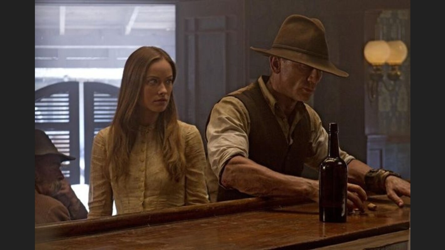 Cowboys + Aliens Olivia Wildes Kleid war ursprünglich für Hailee Steinfeld in „True Grit“ vorgesehen. (Paramount Pictures Germany)