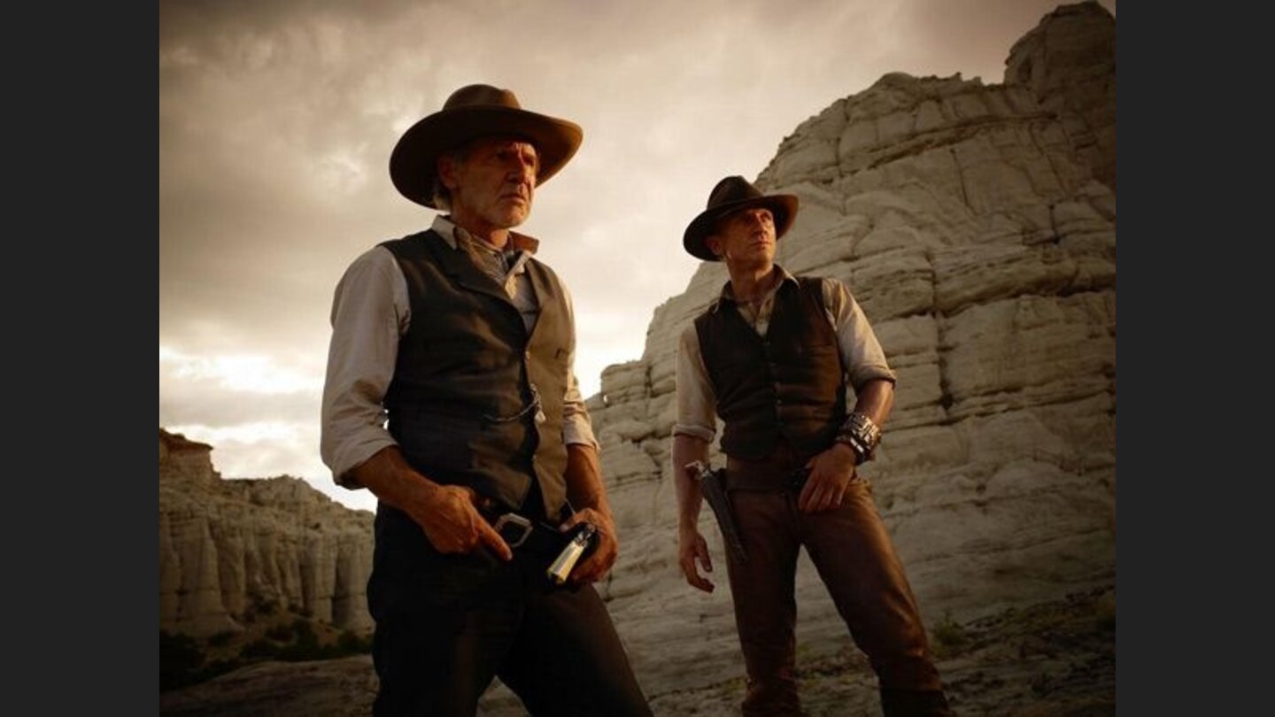 Cowboys + Aliens Das Drehbuchduo Robert Orci und Alex Kurtzman schrieb zuvor Star Trek und die ersten beiden Transformers. (Paramount Pictures Germany)
