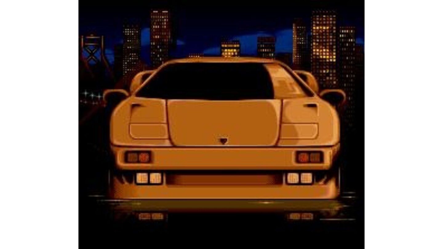 Introduction frame ? Lamborghini Diablo, the main star.