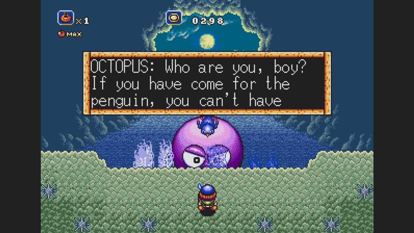Octopus has enslaved poor Penguy, and hes in your way!
