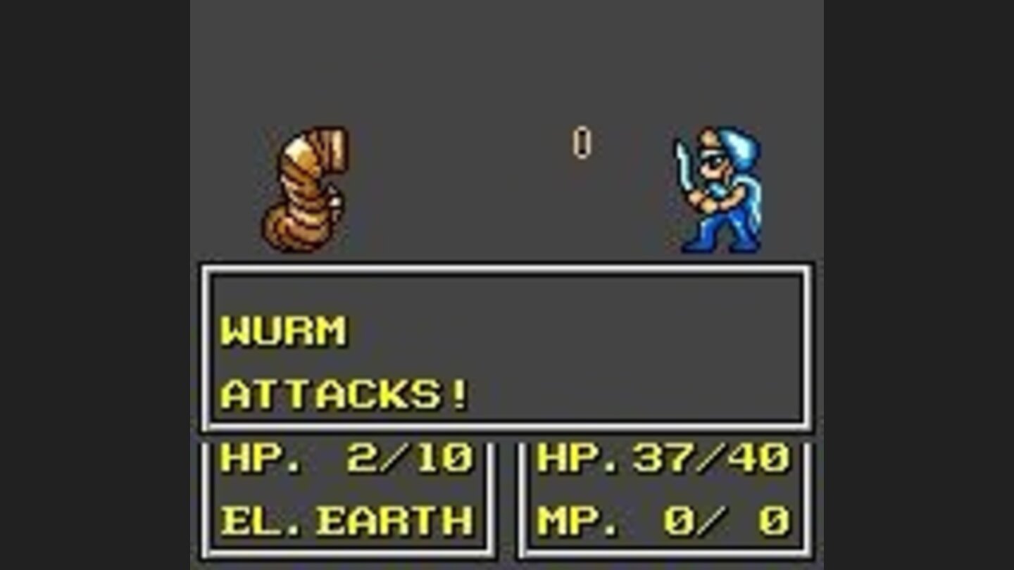 Battle against a Wurm