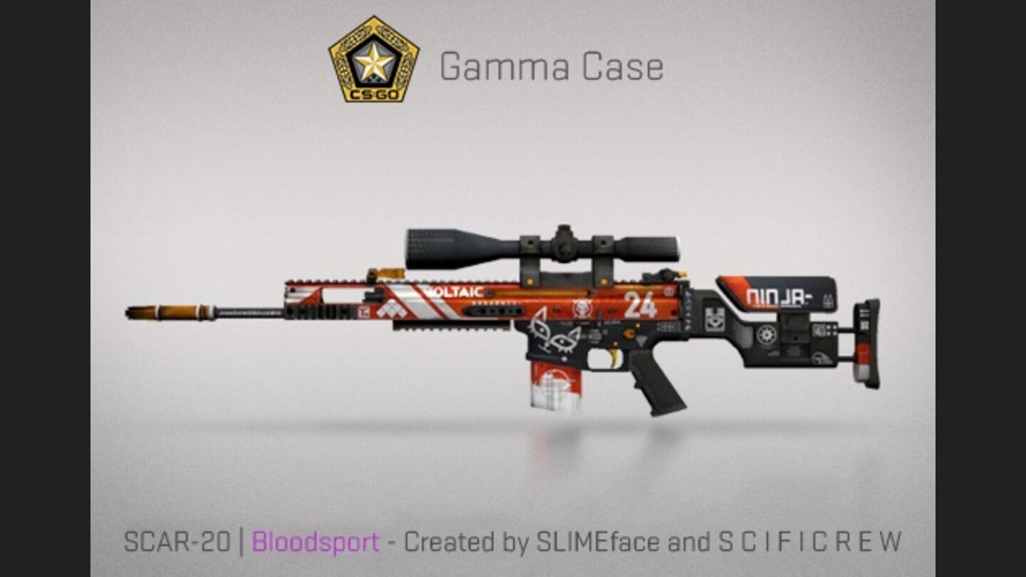 CS:GO - Finishes des Gamma Case