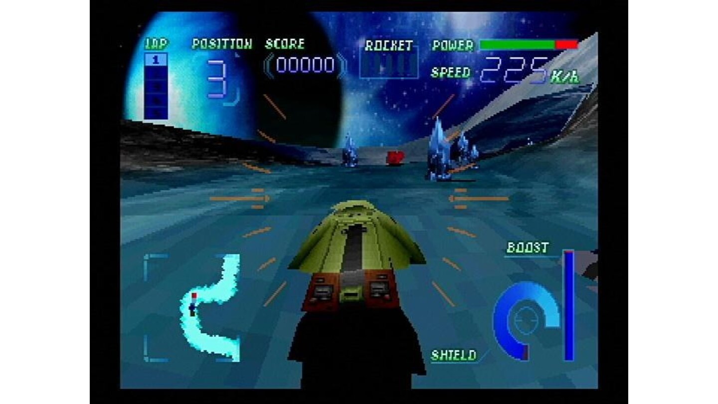 You can't have a racing game without an ice world.