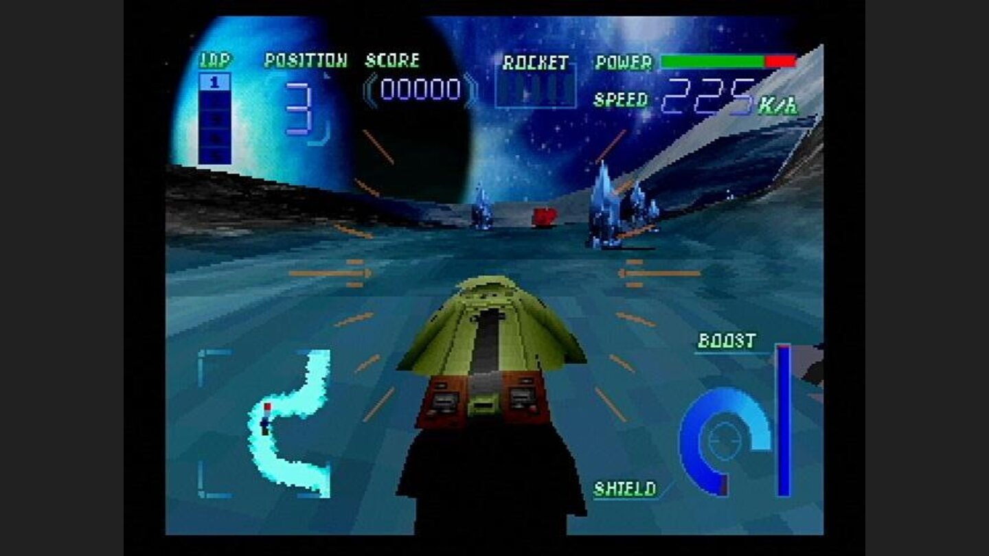 You cant have a racing game without an ice world.