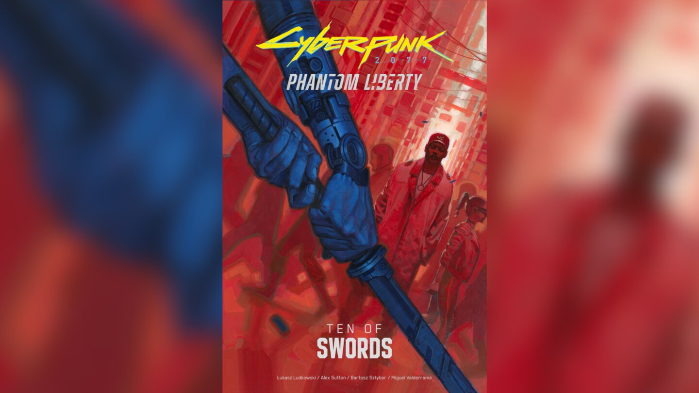 Ten of Swords: 23-seitiger Prequel-Comic zum Cyberpunk-Addon Phantom Liberty. Skizziert die Ereignisse rund um Solomon Reed unmittelbar vor dem Spiel. Gibt's als digitale Belohnung, wenn ihr das Addon digital besitzt und euren Account hier hinterlegt.