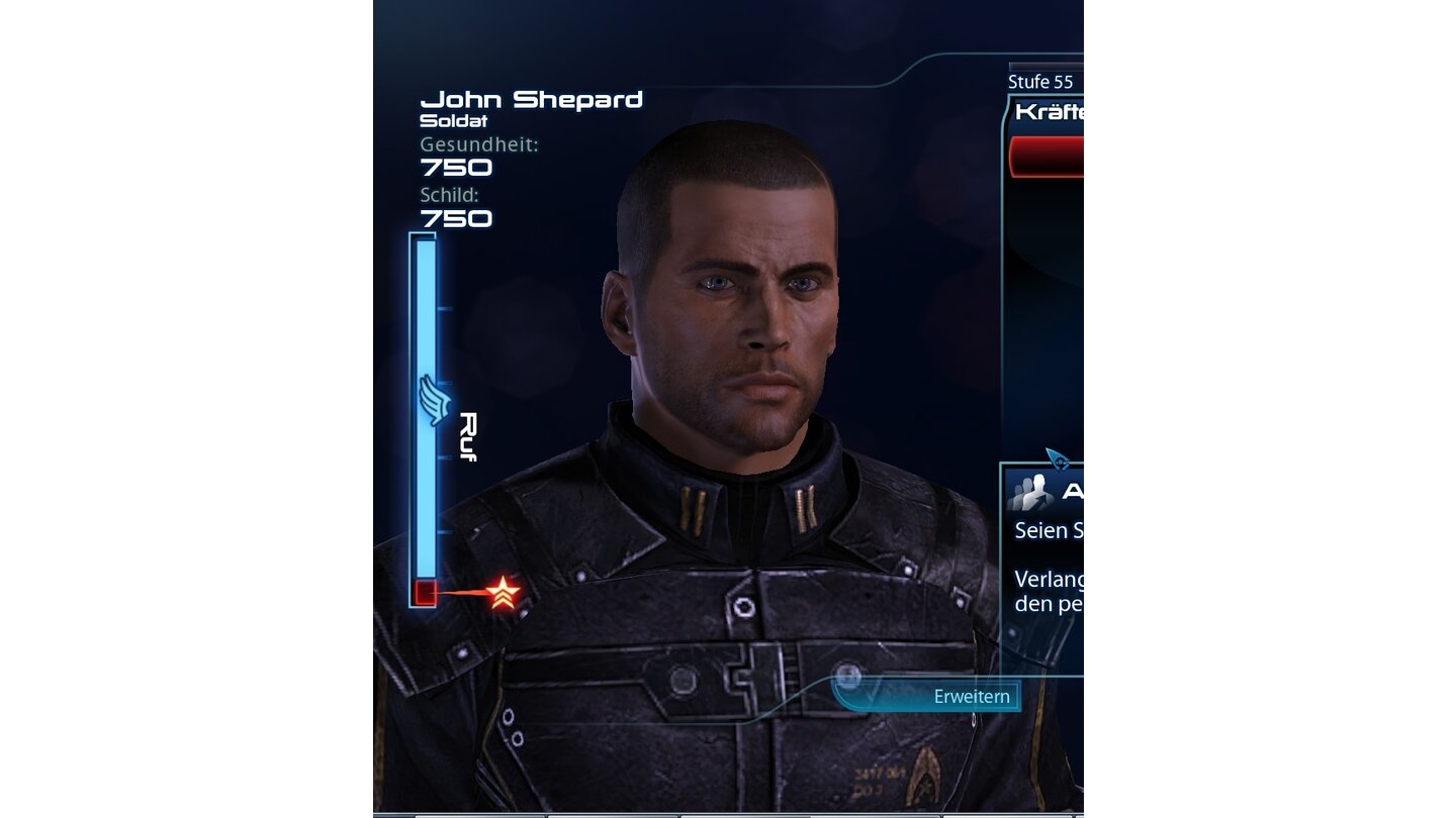 Mass Effect 3 - Shepard-Wettbewerb: Danilo BertholdCharaktername: John Shepard(...)Bevor es daran geht, in den Reaper-Raum vorzustoßen und die Kollektorenbasis anzugreifen, erliegt Shepard den weiblichen Reizen Mirandas. Es gelingt große Teile der Normandy-Crew zu retten und einen Unfertigen Menschen-Reaper und die Basis zu zerstören. Die Reaper greifen an! Um auch nur einen Hauch einer Chance gegen die Reaper zu haben, müssen alle zusammen arbeiten. Wer, wenn nicht Shepard, könnte dies bewerkstelligen?