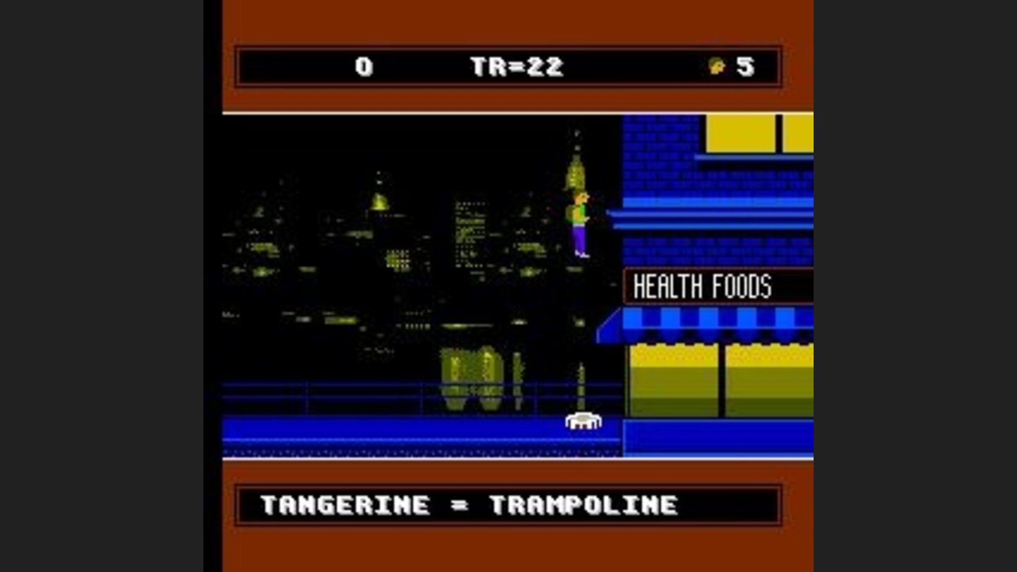 Maybe the trampoline will get me on top of that house