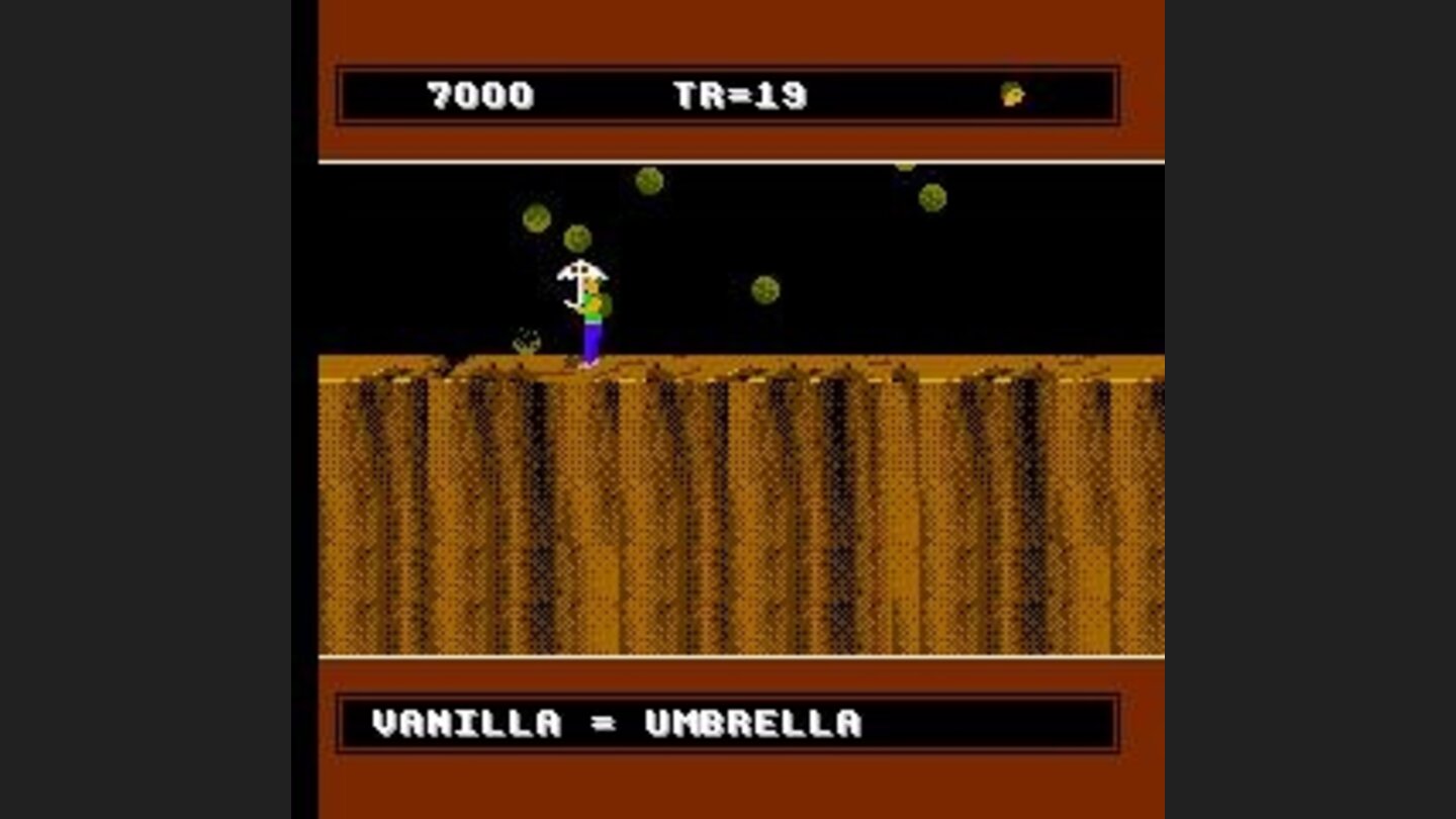 ... or protects him from falling rocks