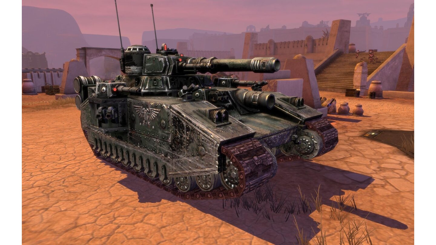Dawn of War 2: RetributionDer Baneblade-Panzer der Imperial Guard ist das mit Abstand größte Fahrzeug im Spiel.
