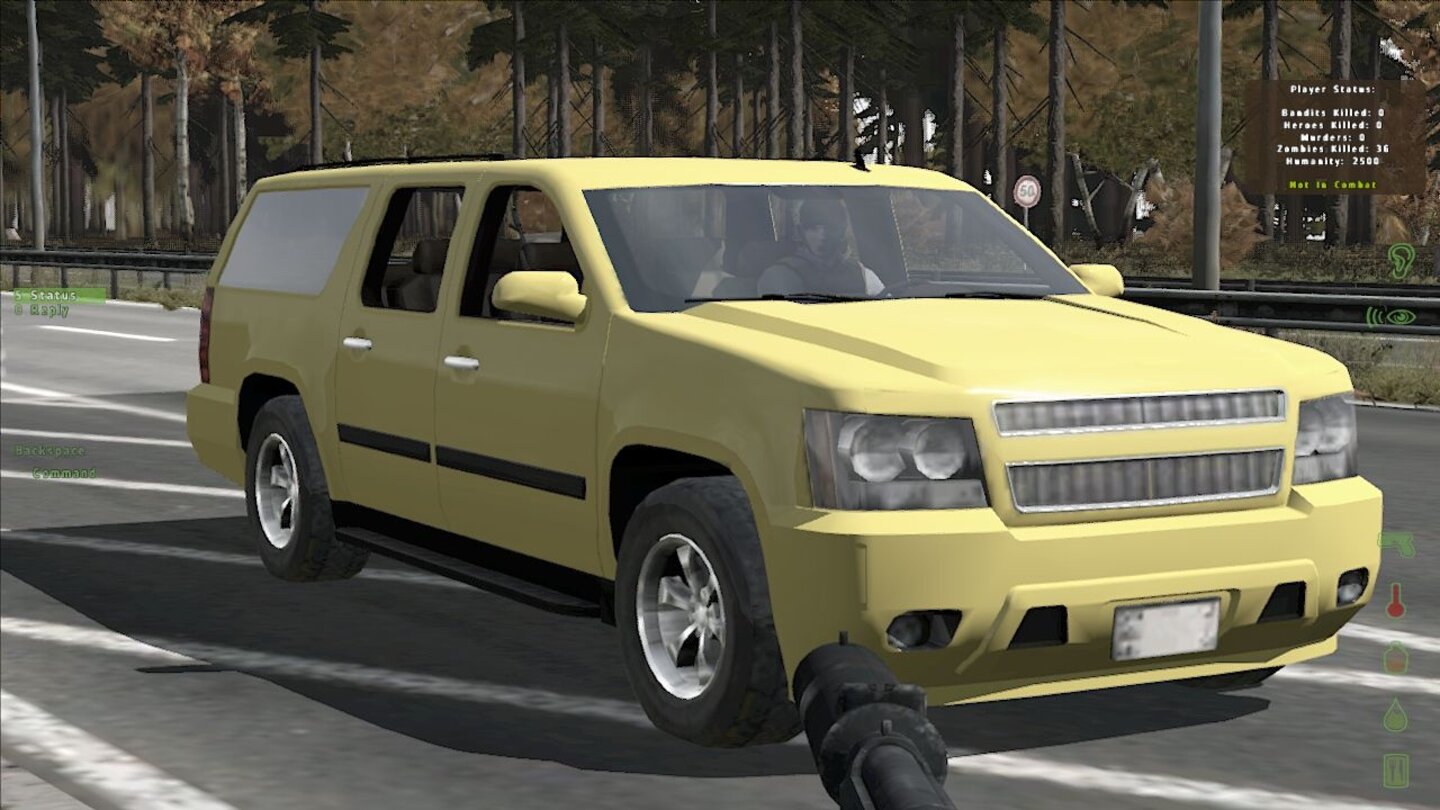 Bling BlingDie Autobahn von Taviana bereist man am besten stilsicher in einem goldgelben SUV.