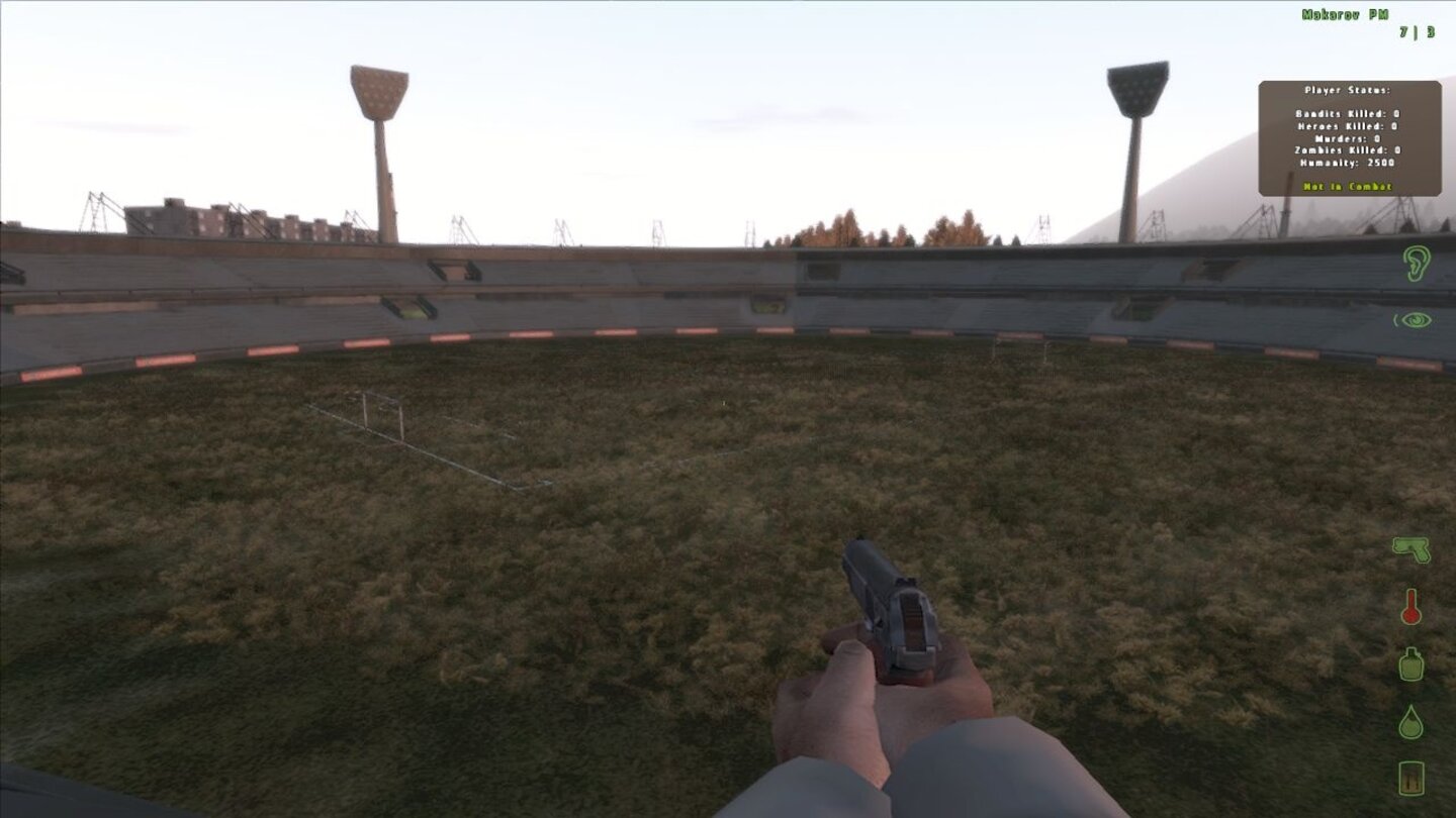 Verwaiste SpielflächeNach der Zombieapokalypse auf Taviana wollte hier wohl schon lange keiner mehr Fußball spielen.