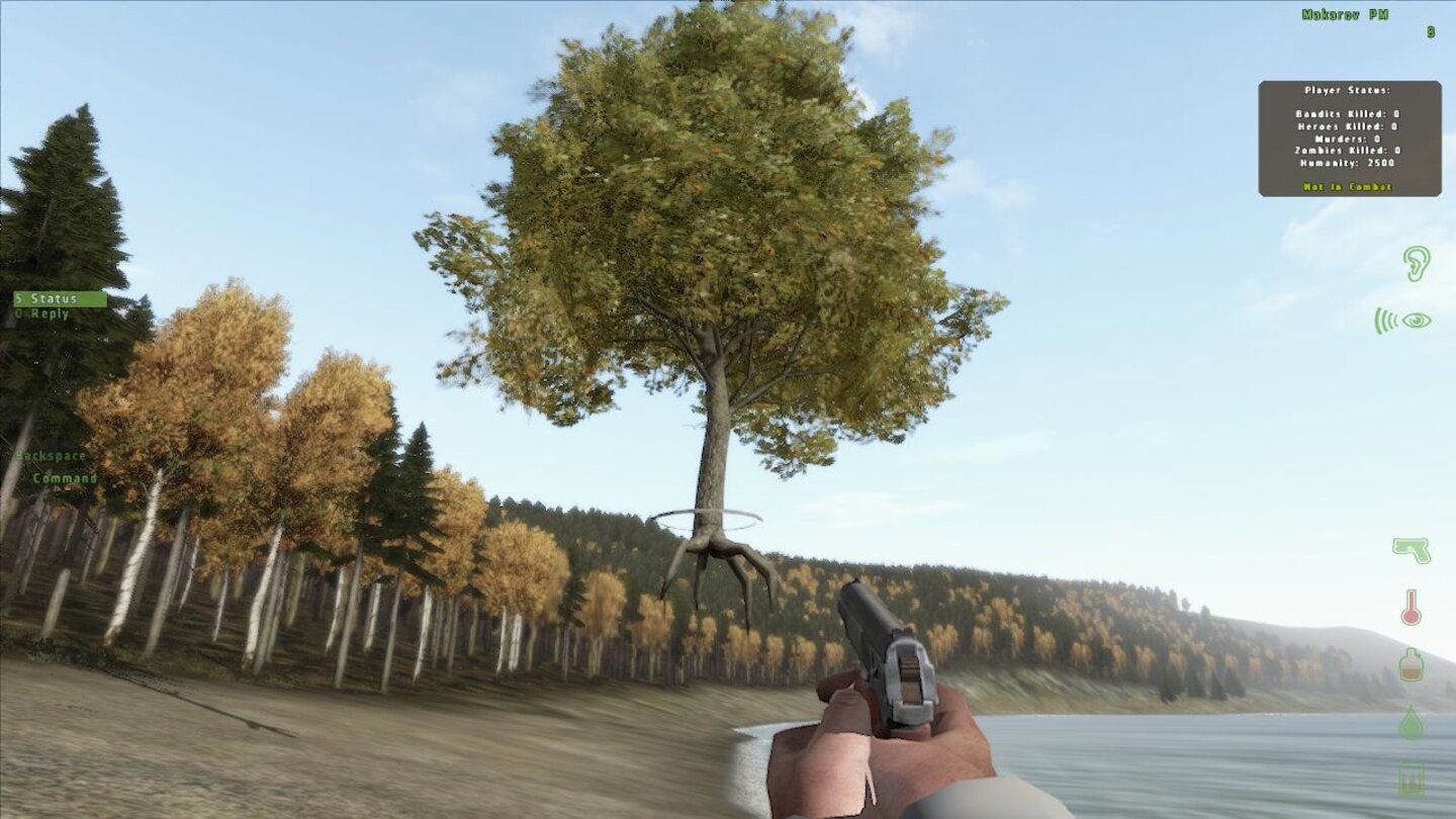 VerbuggtDayZ Origins ist leider nicht weniger verbuggt, als DayZ selbst. Solche skurilen Bilder wie hier sind allerdings die Seltenheit.