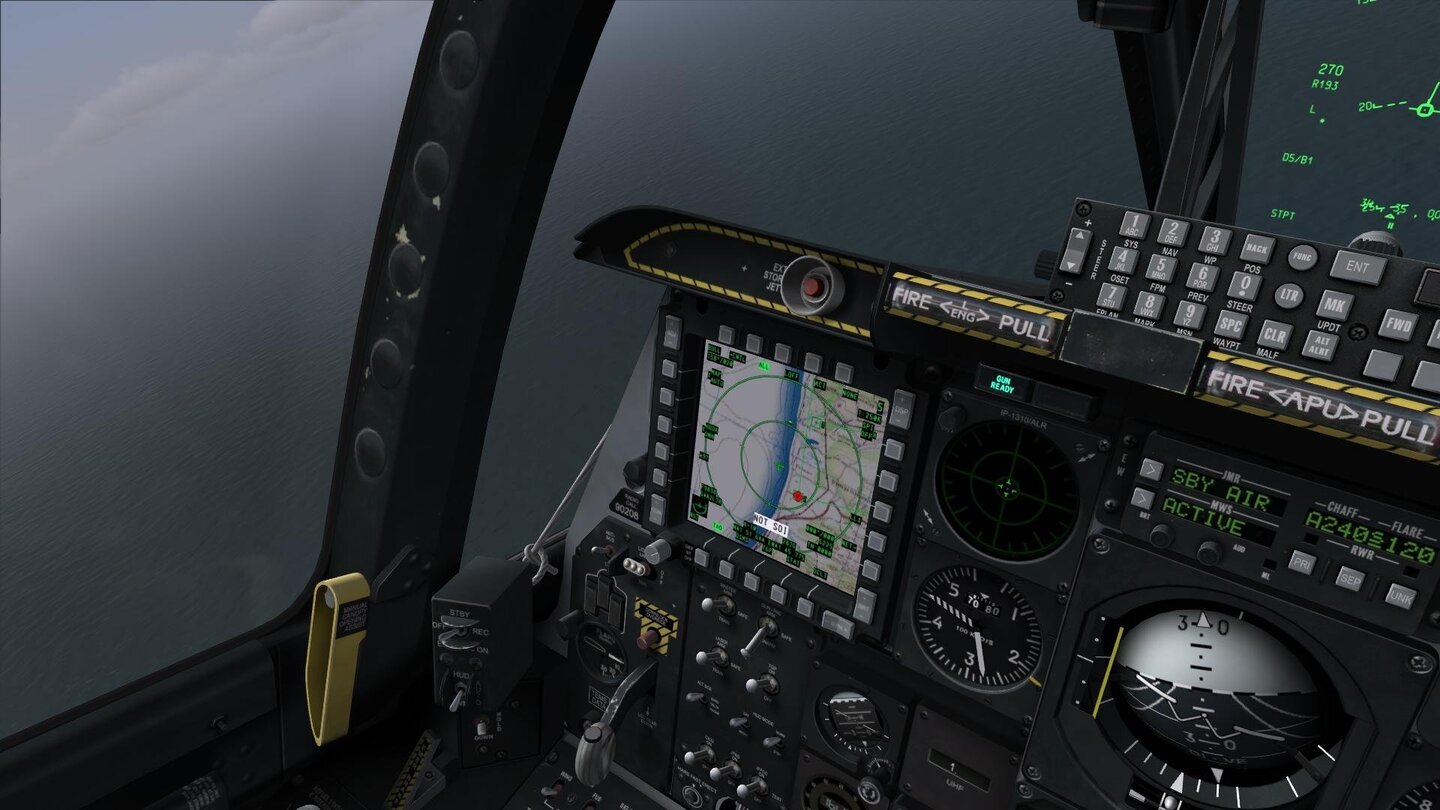 DCS: A-10C WarthogAb und an ein Blick auch auf abgelegene Instrumente ist unentbehrlkich.