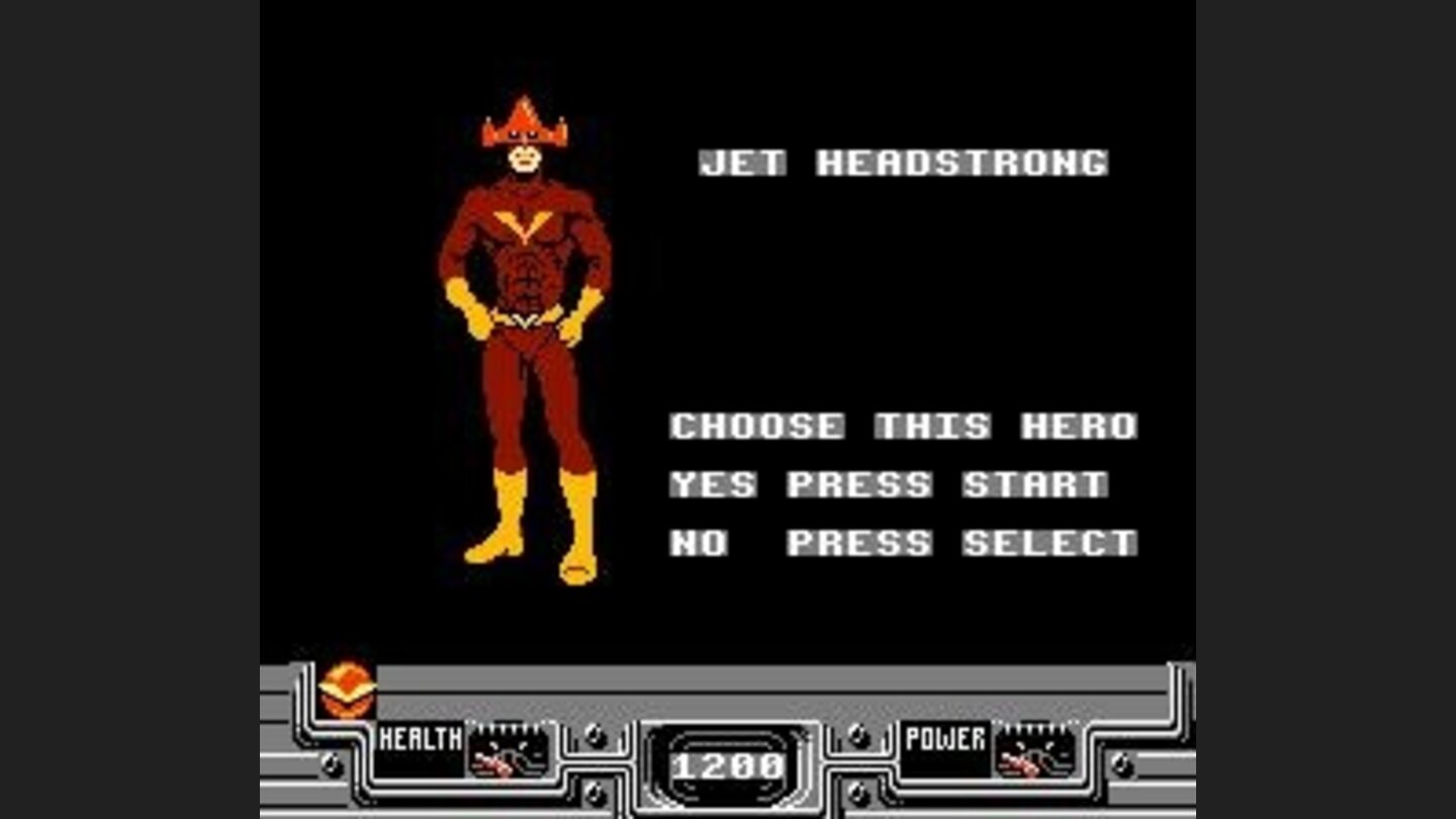 Choosing your character