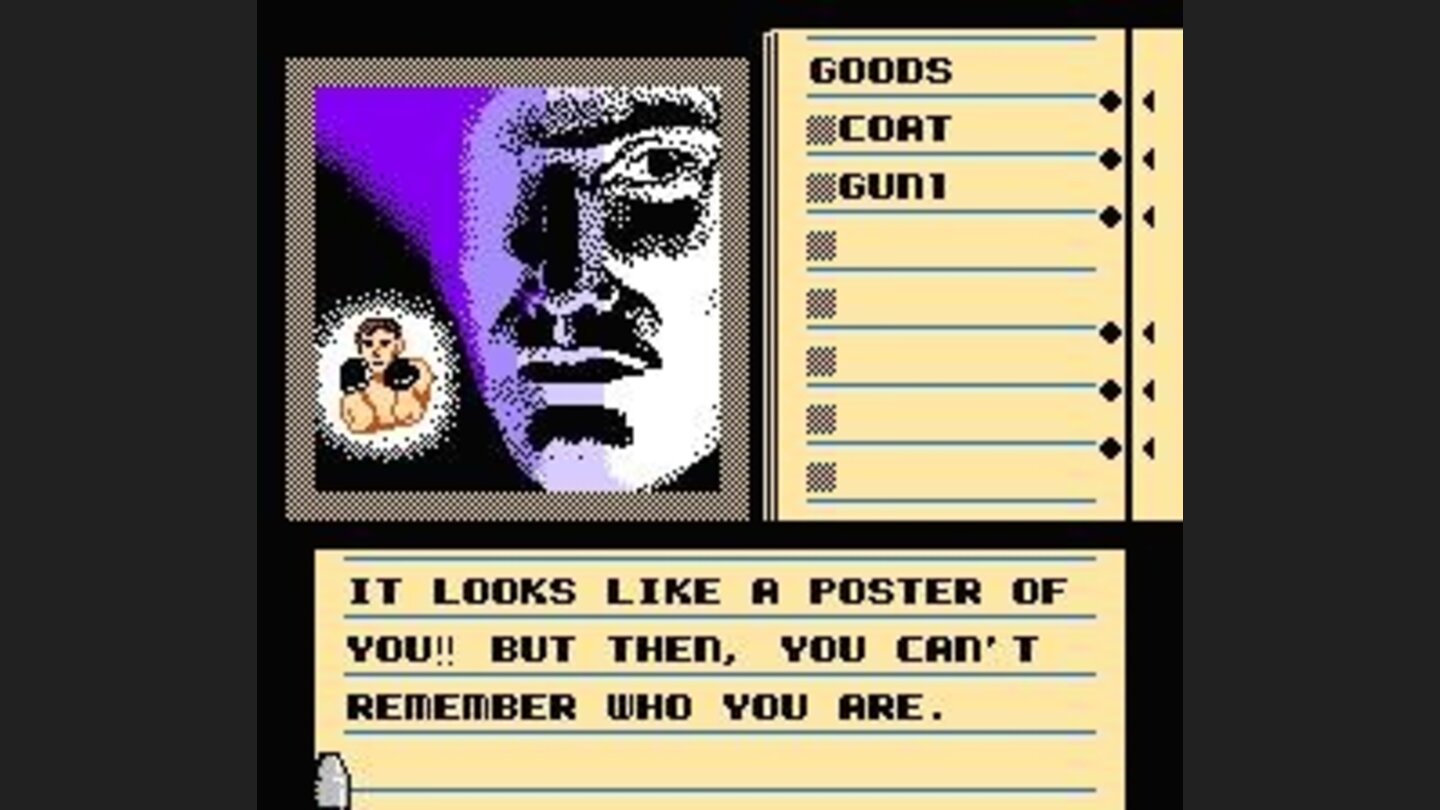 Examining a portrait triggers this small cut scene