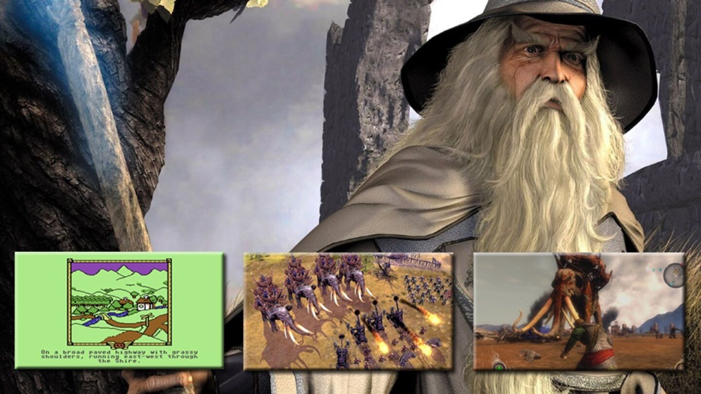 Der Herr der Ringe – Die SpieleZum Release von Mittelerde: Mordors Schatten haben wir die Spiele rund um Tolkiens epische Trilogie zusammengestellt. Begleiten Sie die Ringgefährten durch vier Jahrzehnte Spielegeschichte!