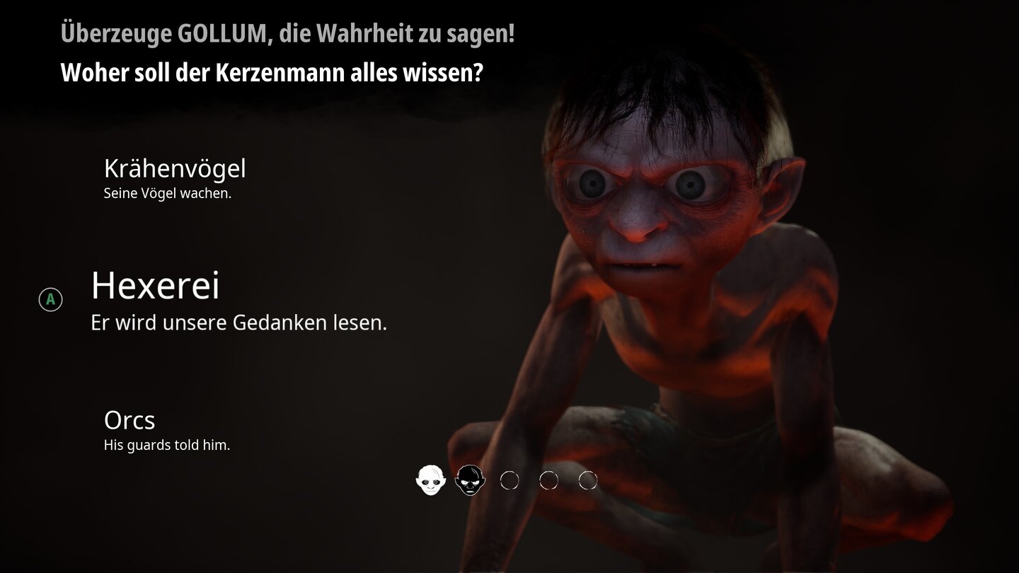 Der Herr der Ringe: Gollum - Screenshot aus dem Test